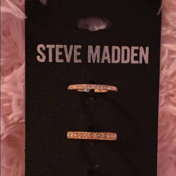 NWT Steve Madden 6 Piece Ring Set - Picture 3 of 4